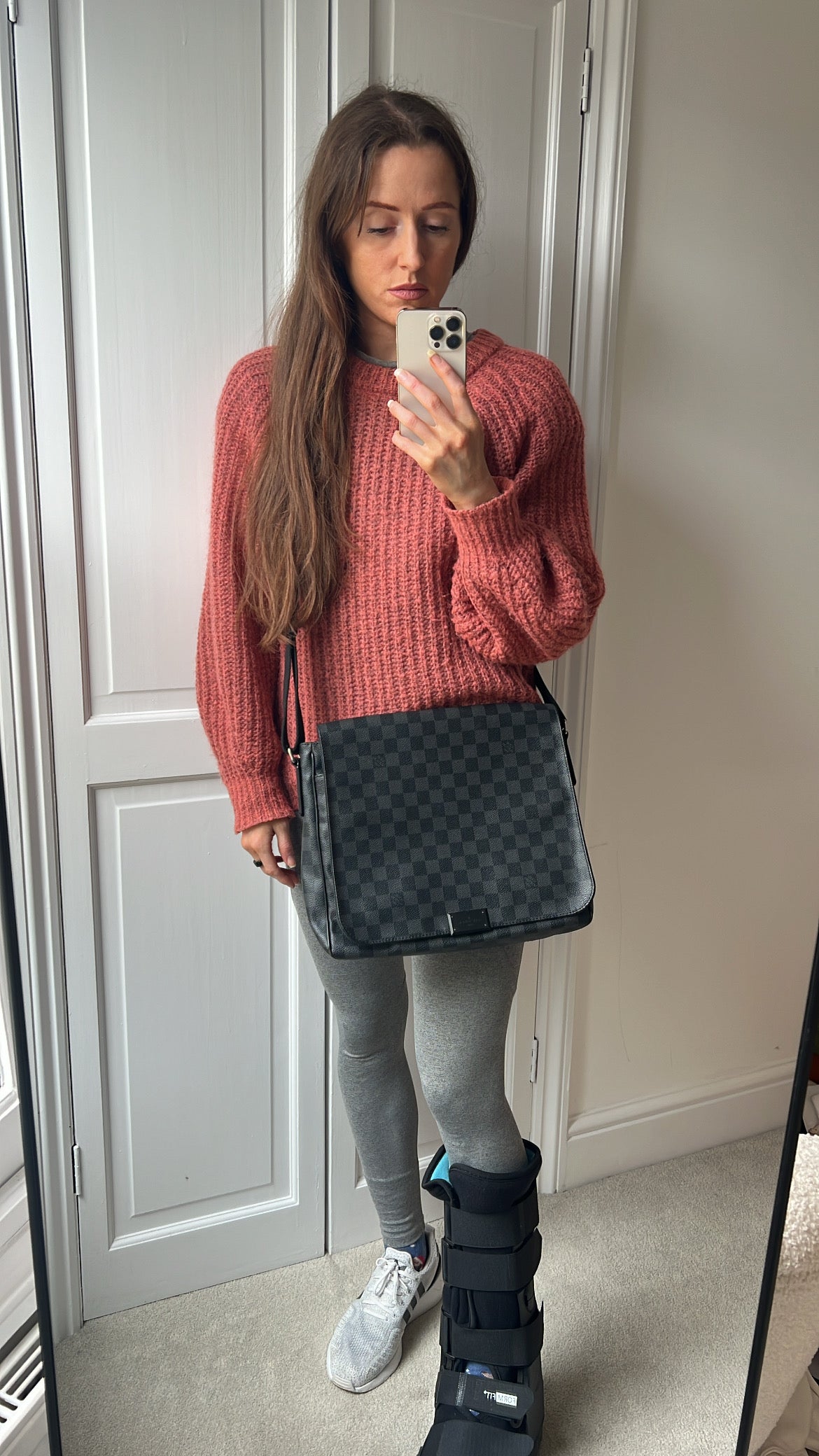 Louis Vuitton PM District Messenger Bag Damier Graphite