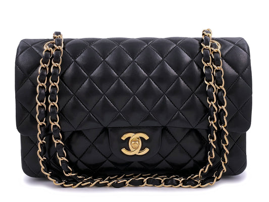 Pristine Chanel 2006 Vintage Black Medium Classic Flap Bag 24k GHW