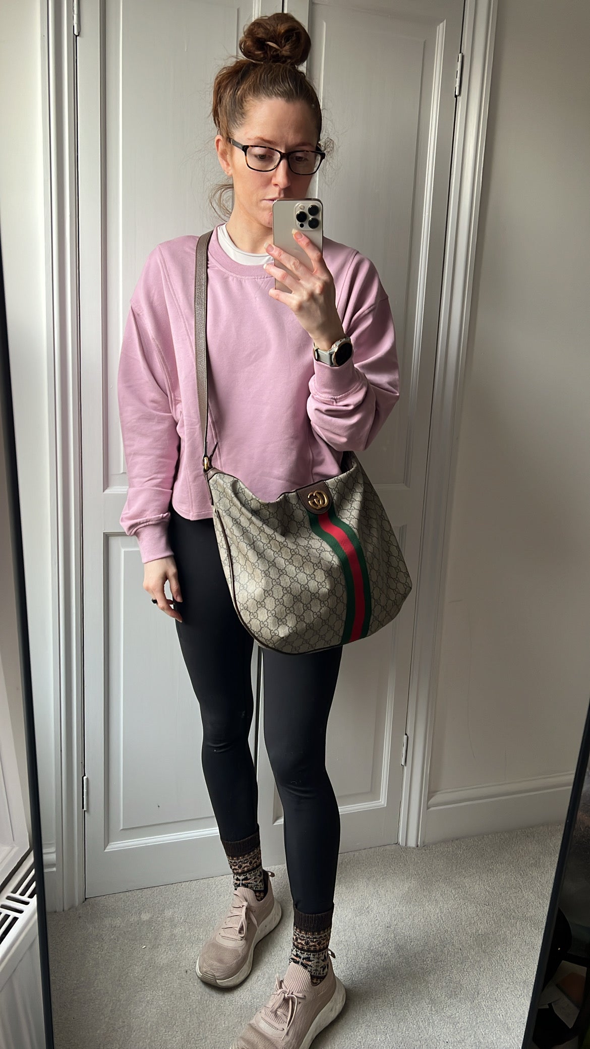 Gucci GG Supreme Ophidia Large Shoulder Bag (RRP £1090)