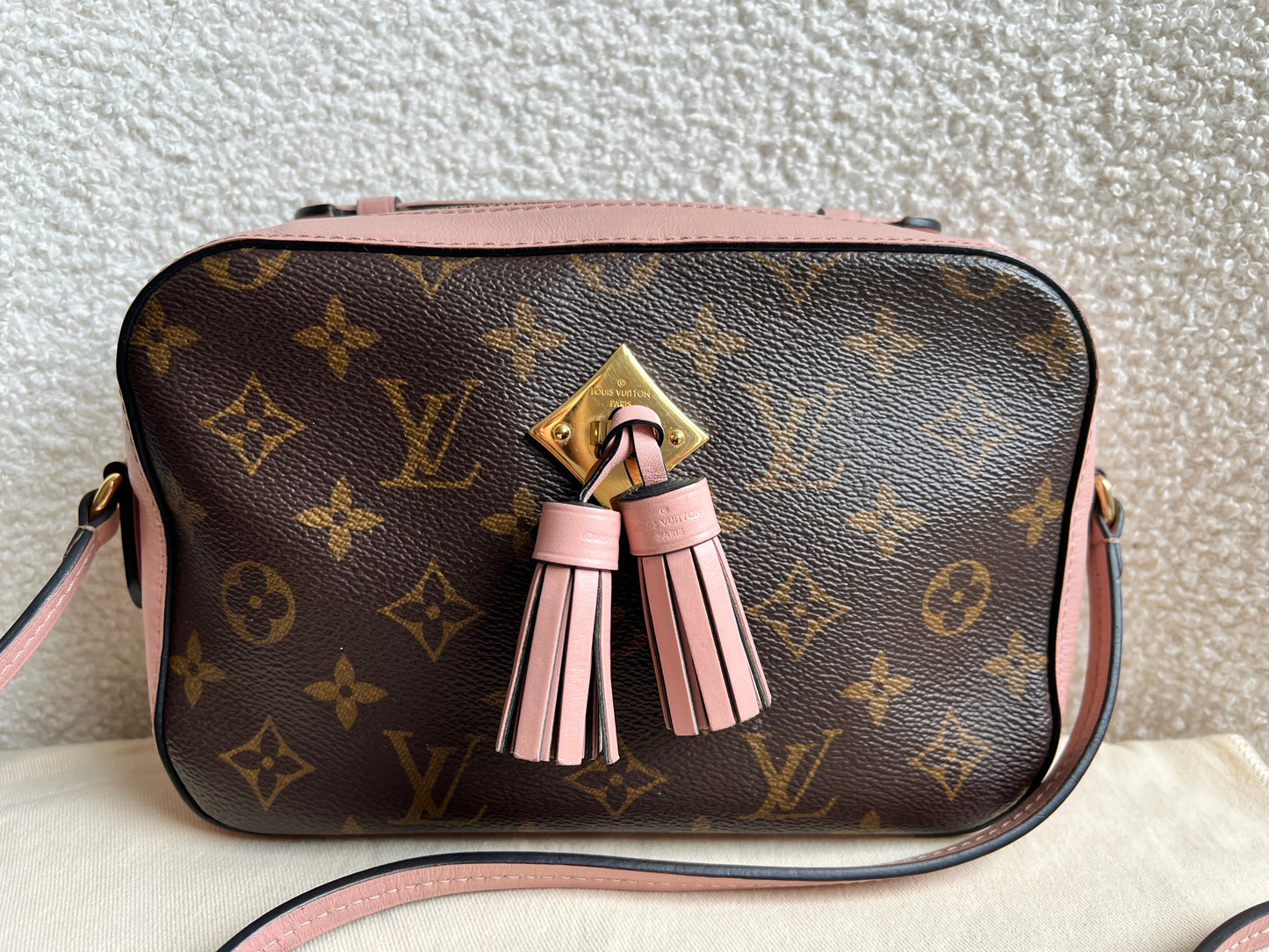 Louis Vuitton Saintonge Monogram Rose Poudre