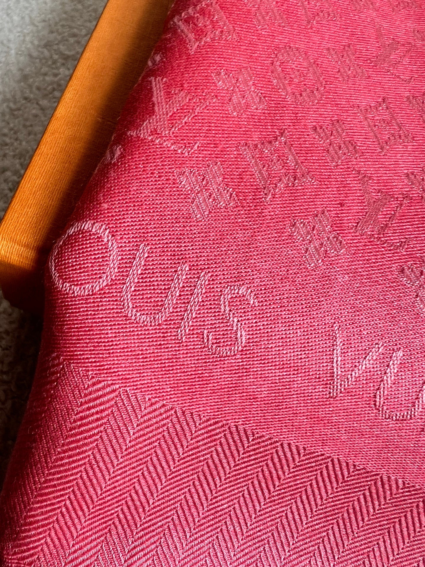 Louis Vuitton Pink Monogram Shawl