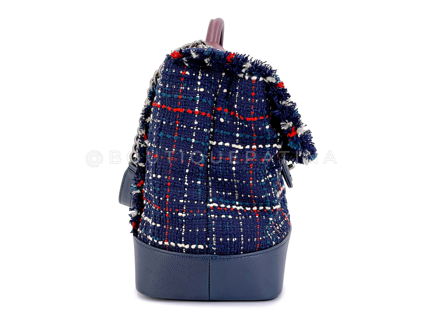 Chanel Tweed Airlines Bag 2016 Large "Pilot's Briefcase" Flap M8L