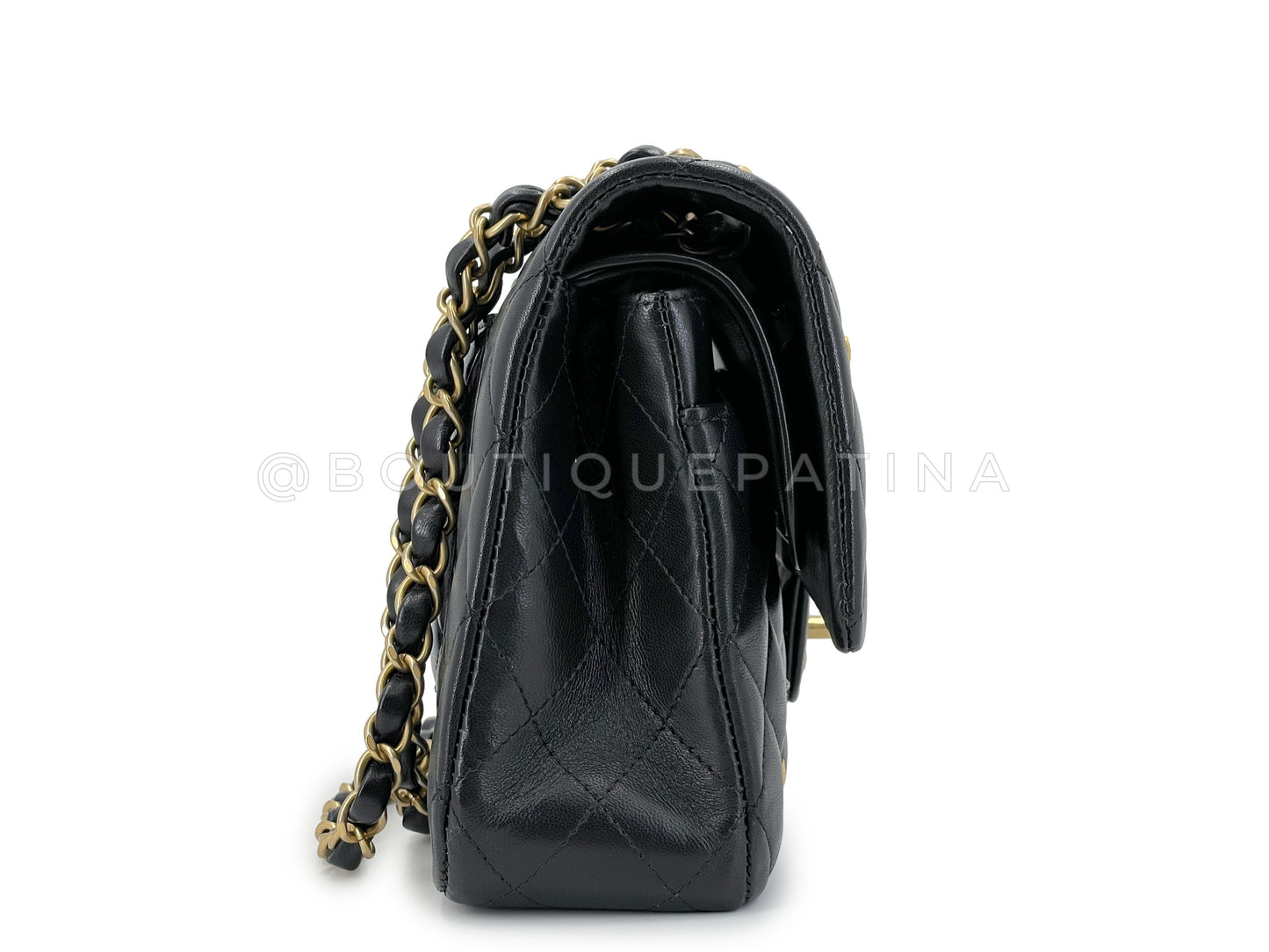 Chanel Lucky Charms Bag 18K Black Heart Medium Classic Double Flap