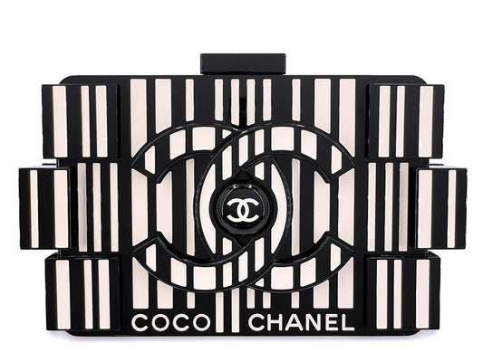 Chanel 2014 Boy Brick Barcode Lego Minaudière Clutch Bag Supermarket YD0