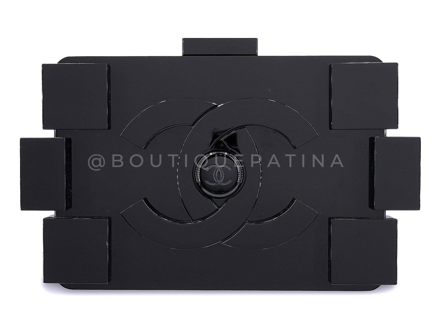 Chanel 2014 Boy Brick Barcode Lego Minaudière Clutch Bag Supermarket YD0