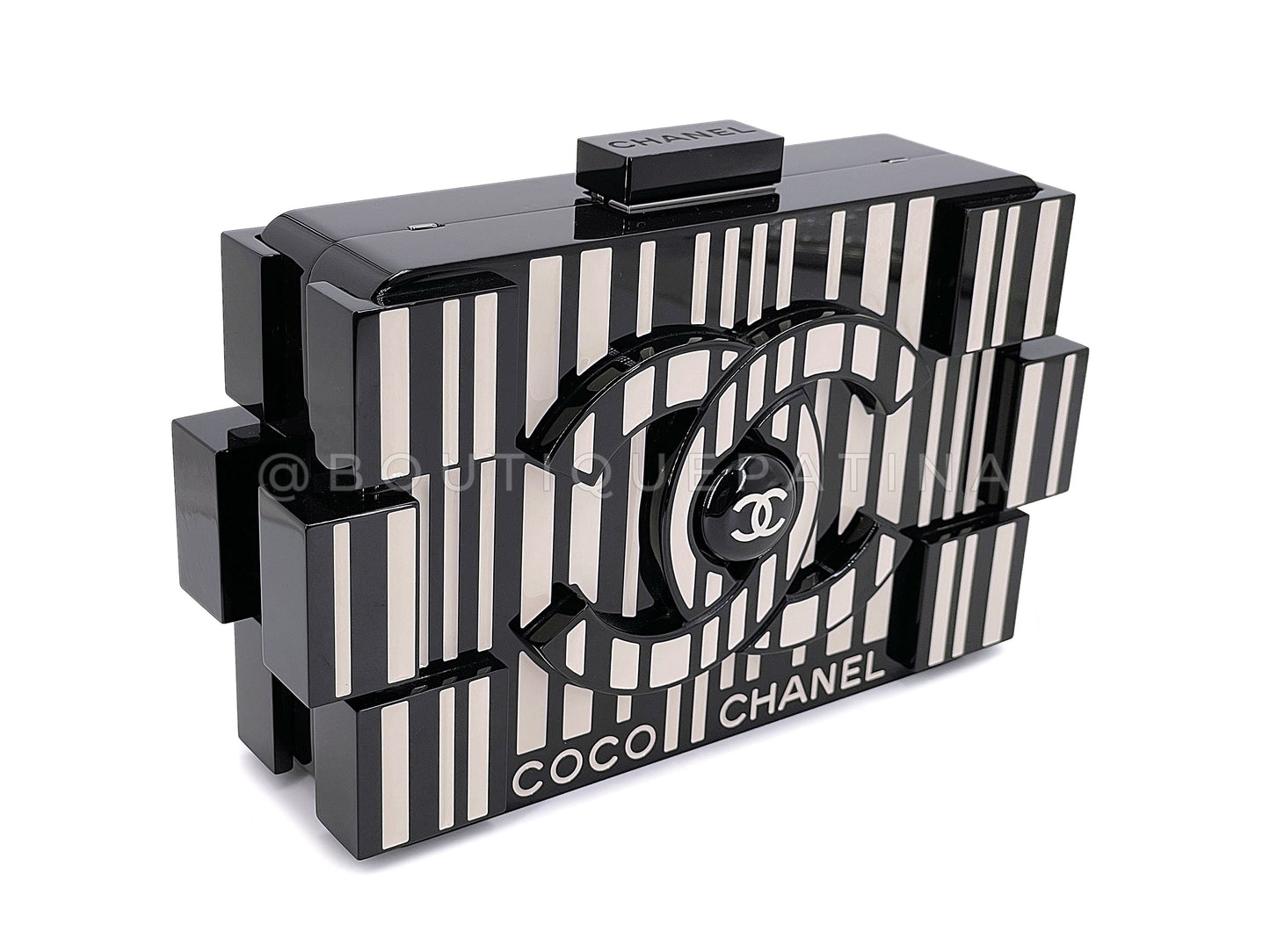 Chanel 2014 Boy Brick Barcode Lego Minaudière Clutch Bag Supermarket YD0