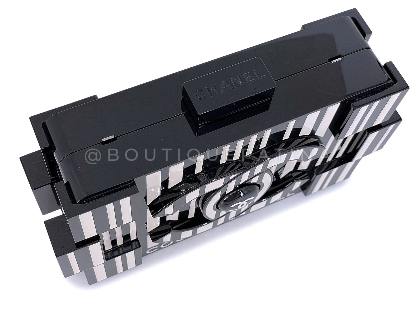 Chanel 2014 Boy Brick Barcode Lego Minaudière Clutch Bag Supermarket YD0
