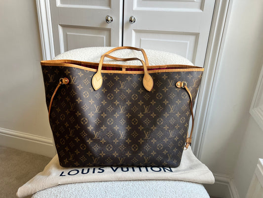 Louis Vuitton Neverfull GM Monogram Pivoine Interior (RRP £1,470)
