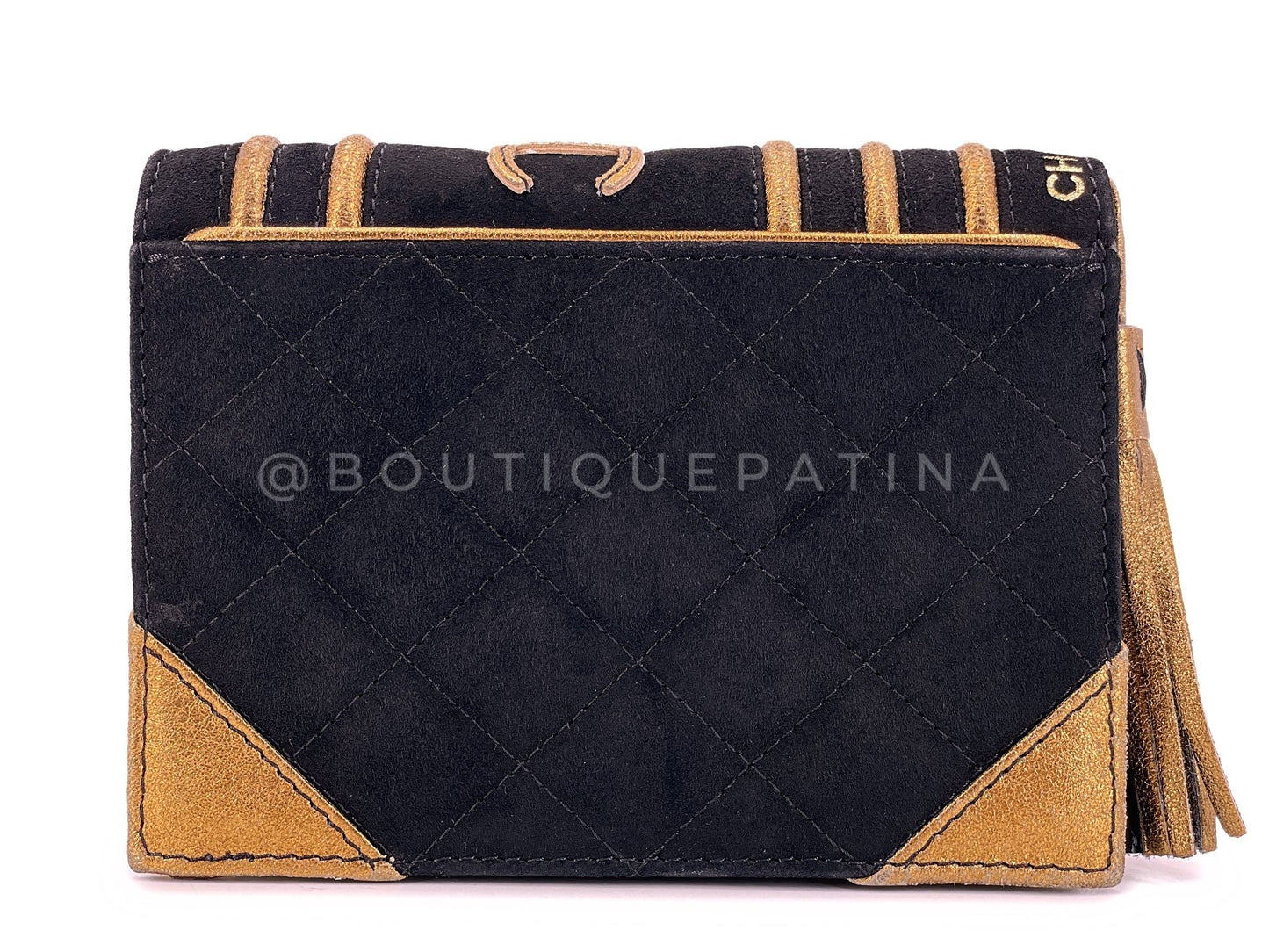 Chanel 2004 Vintage Bible Book Minaudière Clutch Bag TZC