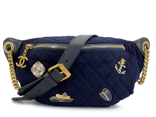 Chanel 18A Paris-Hamburg Sailor Charms Fanny Pack Bum Bag GHW TL7