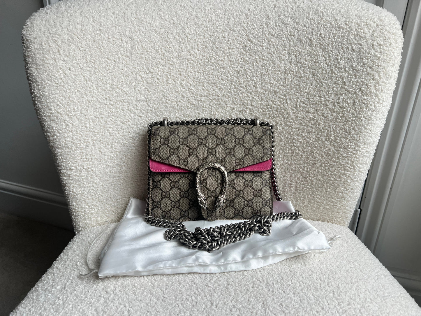 Gucci Dionysus GG Supreme Mini Shoulder Bag (RRP £1,700)