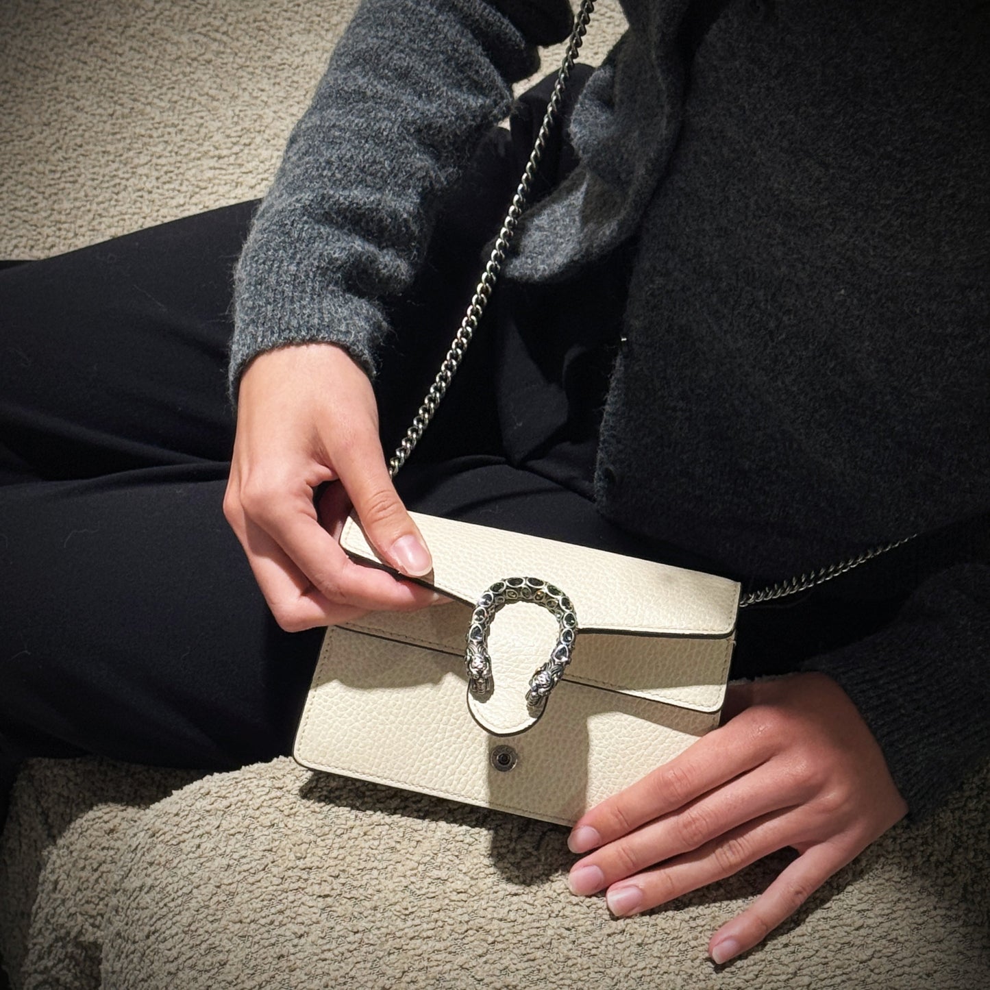 Gucci Dionysus Super mini leather bag TWS