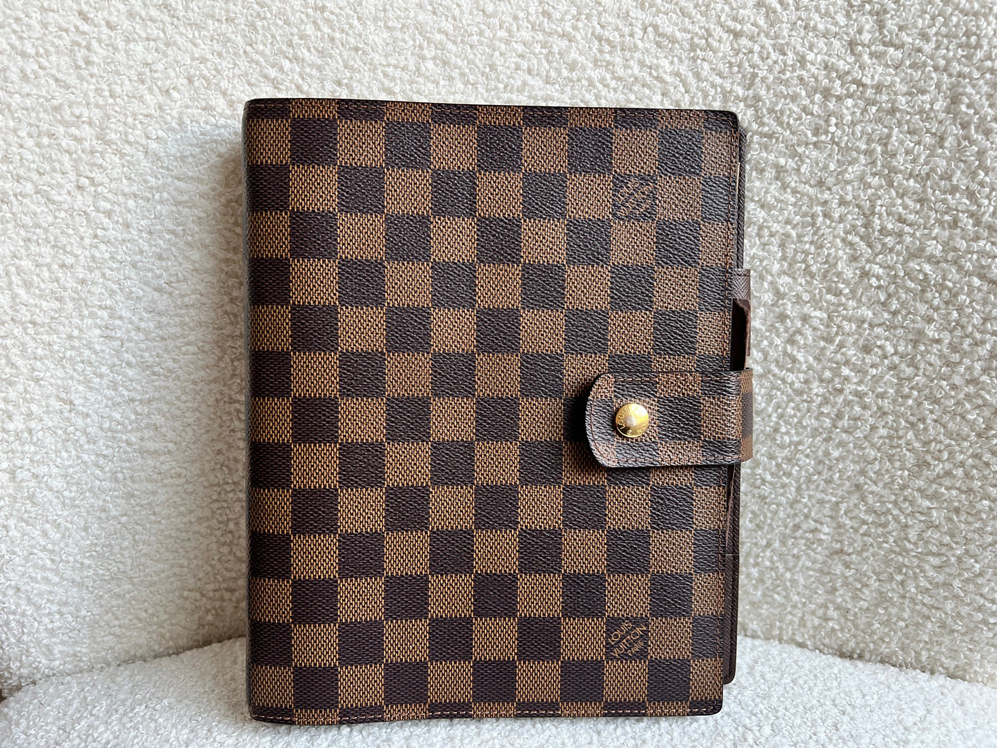 Louis Vuitton Damier Ebene Large Ring Agenda Cover (RRP £585)