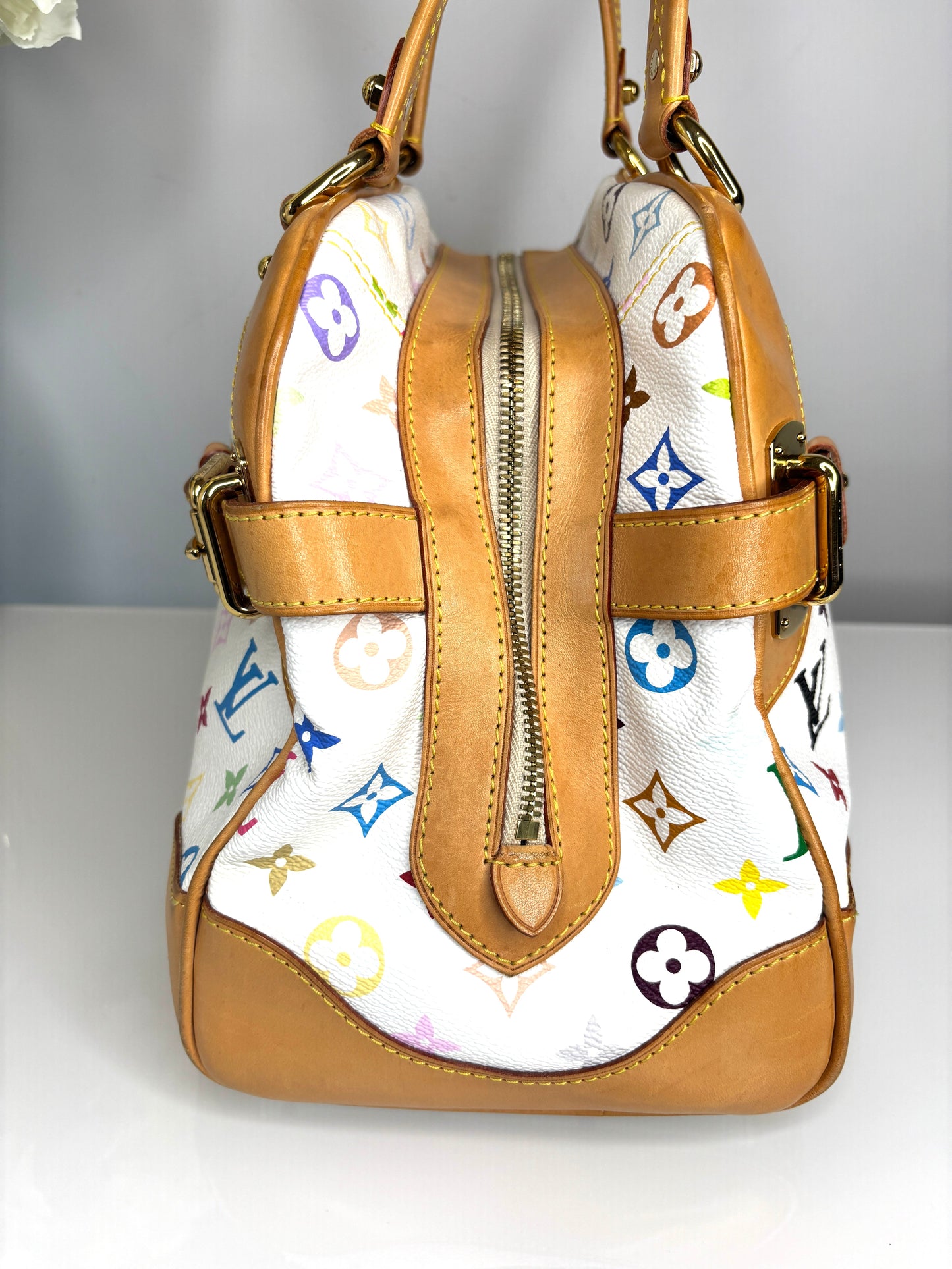 Louis Vuitton Preloved Claudia Multicolour Tote Bag