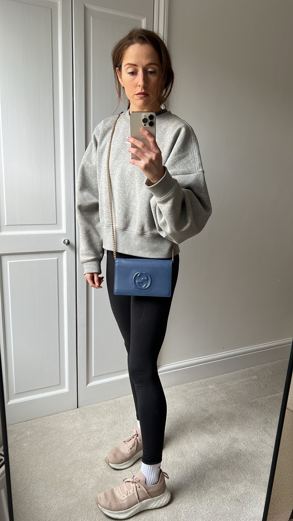 Gucci Blue Soho Chain Wallet