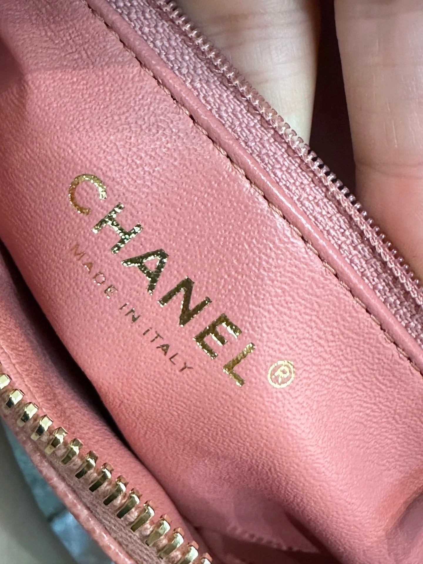 Chanel Caviar Quilted Filigree Waist Bag Pink GHW
