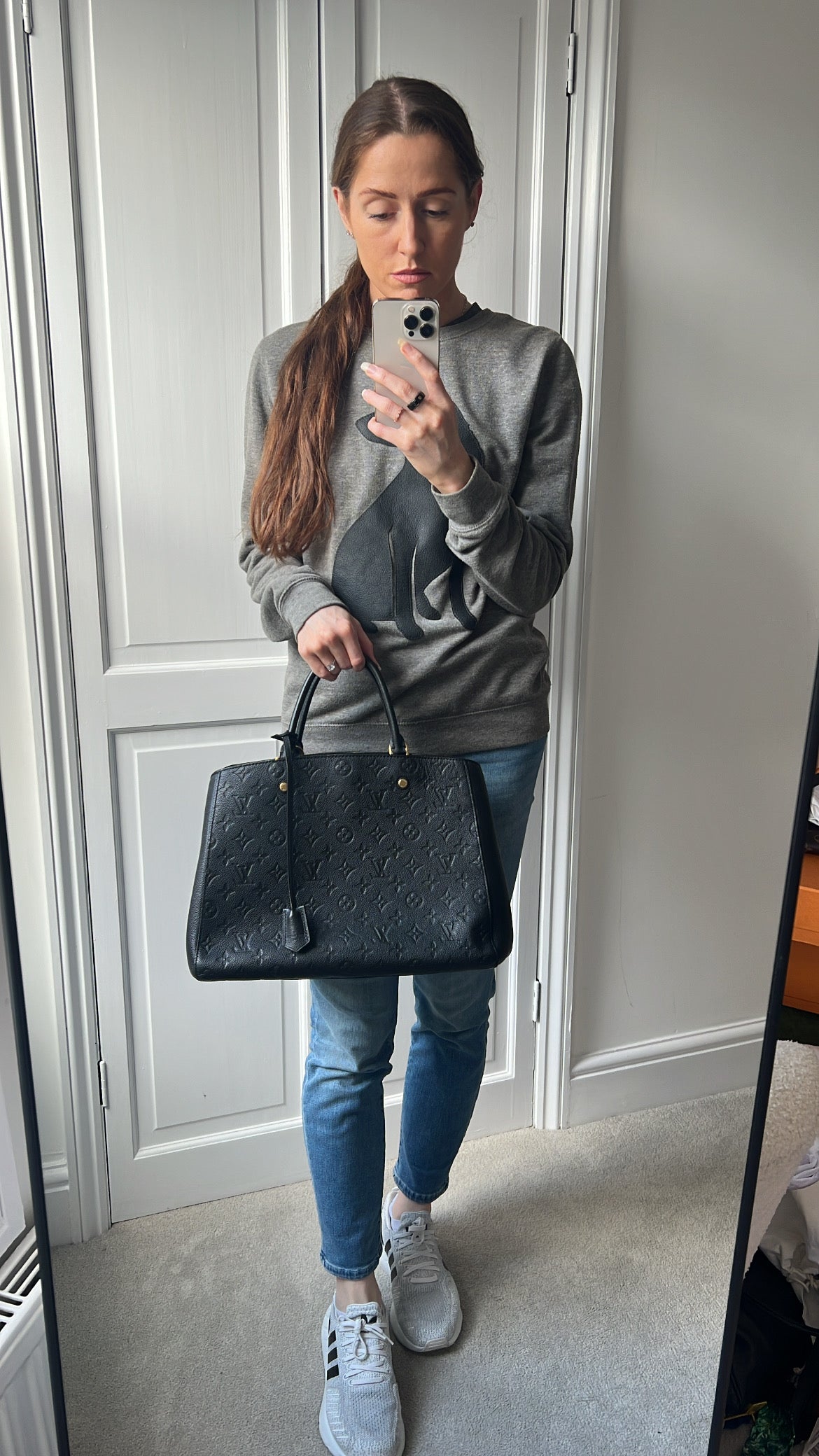 Louis Vuitton Montaigne GM in Black Monogram Empreinte (RRP £2230)