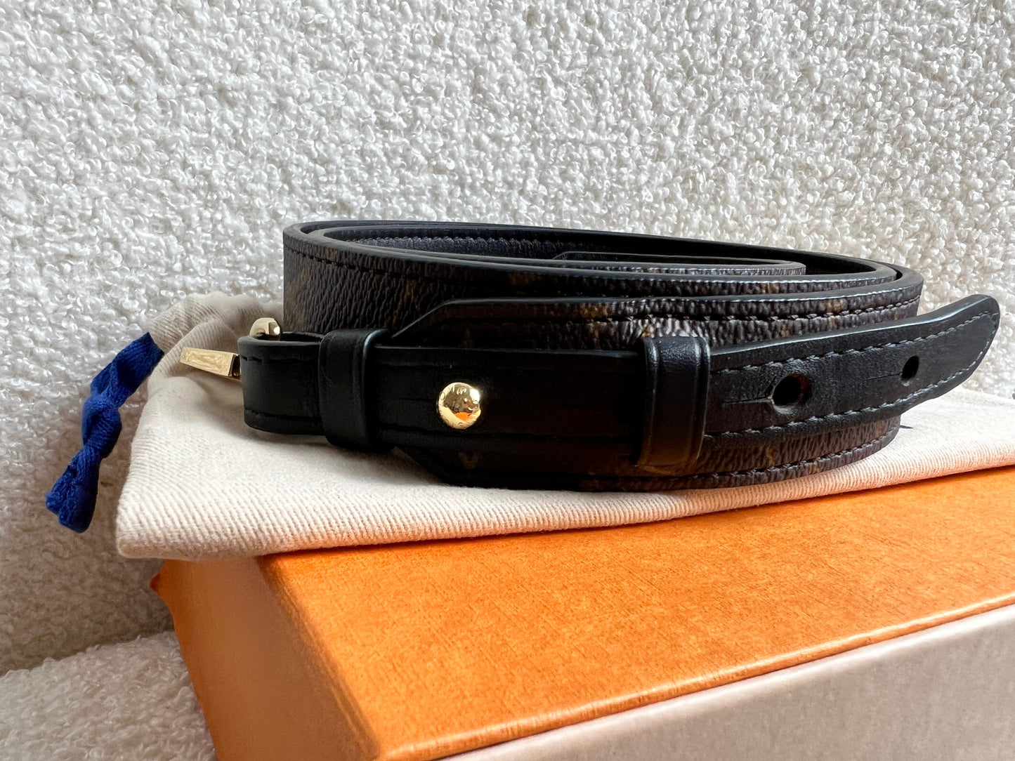 Louis Vuitton Bandouliere XL Monogram Noir Leather Shoulder Strap