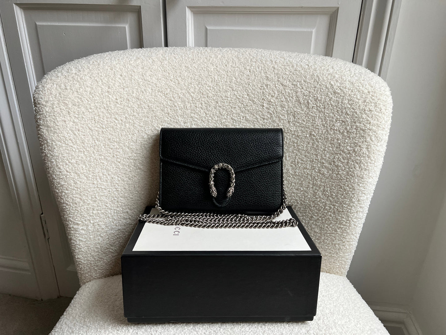 Gucci Dionysus Black Mini Chain Bag (RRP £1340)