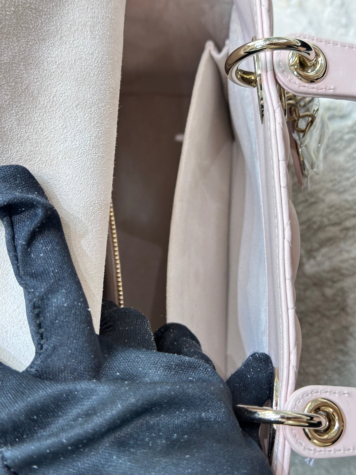 My Lady Medium Lady Dior Bag Pink Cannage Lambskin Flap Bag