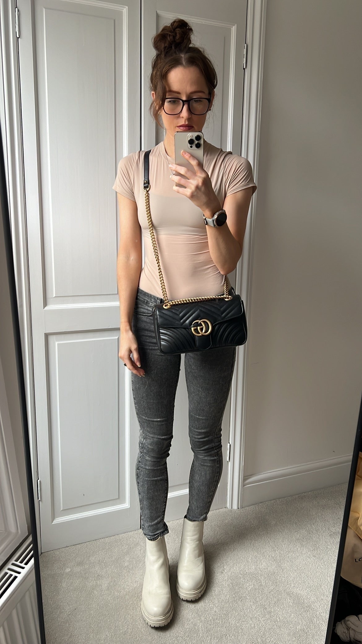 Gucci GG Black Marmont Small Shoulder Bag (RRP £2070)