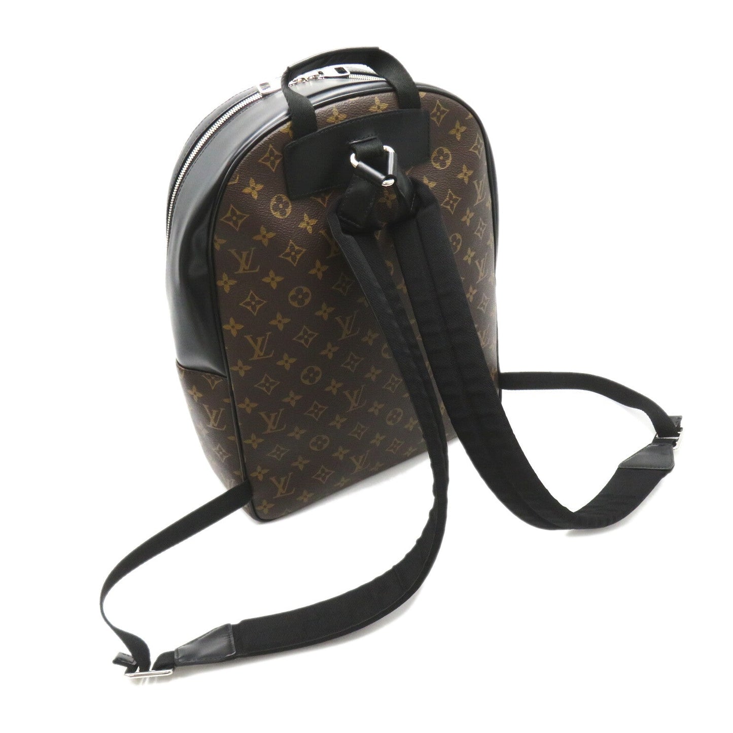 Louis Vuitton Josh N.V. Backpack Backpack Backpack Bag PVC  Canvas Monogram Makassar Mens Brown M45349