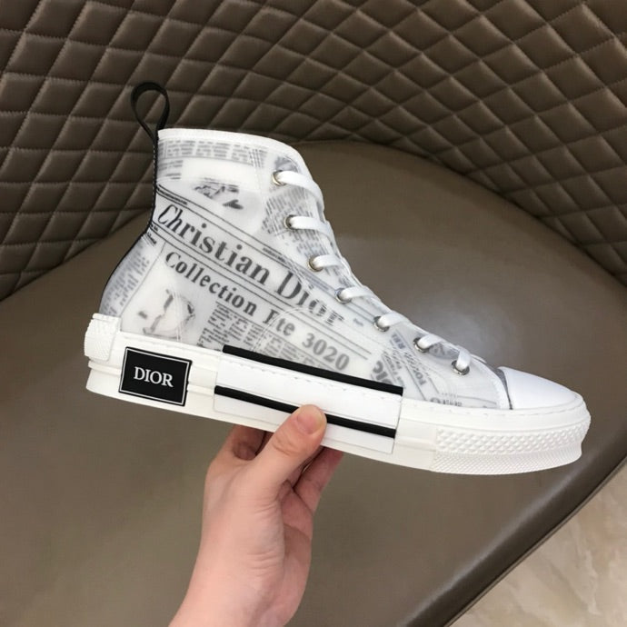 Christian Dior B23 Newspaper HIGH-TOP SNEAKER