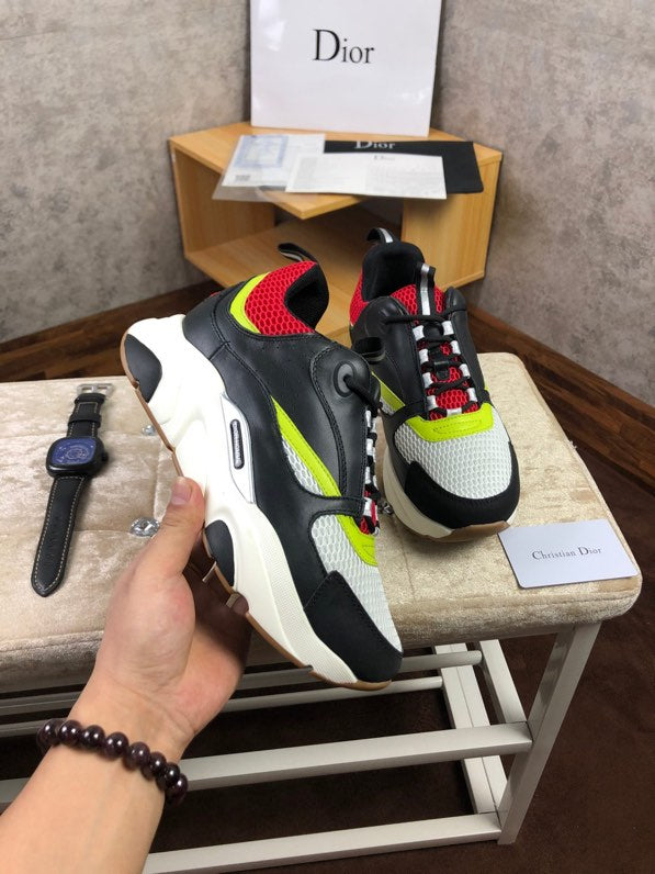Christian Dior B22 Yellow Red Sneaker