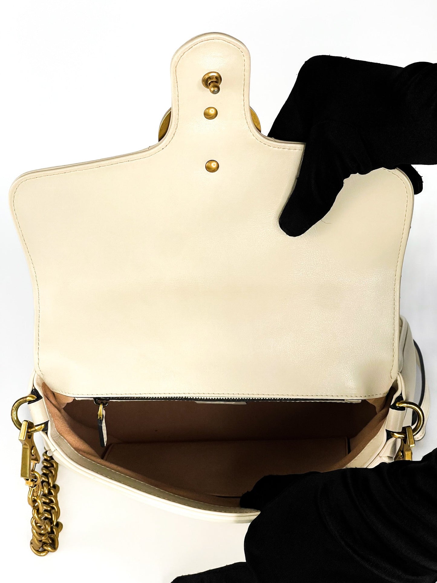 Gucci GG Marmont Matelasse Leather Top Handle Satchel