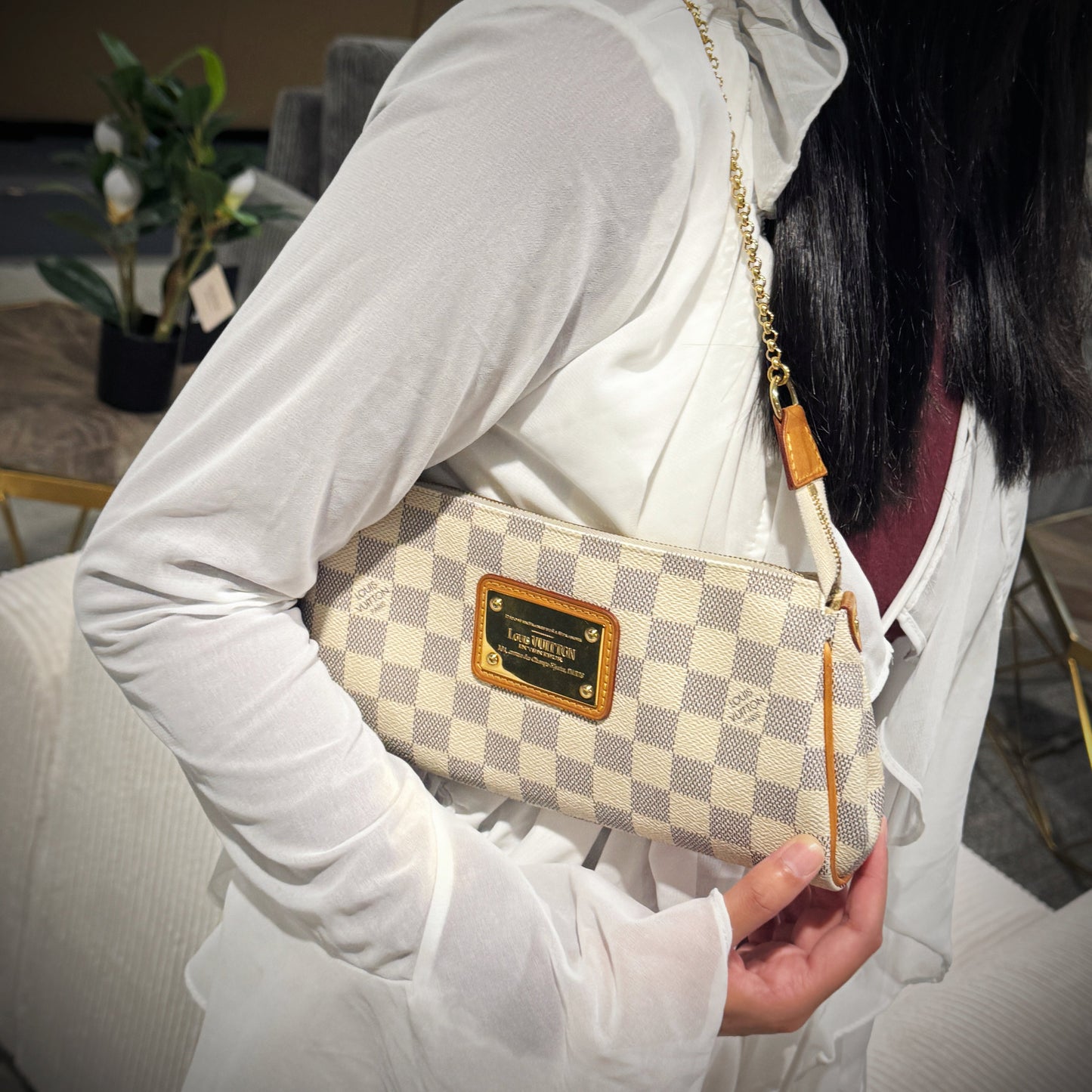 Louis Vuitton Damier Azur Eva Pochette TWS