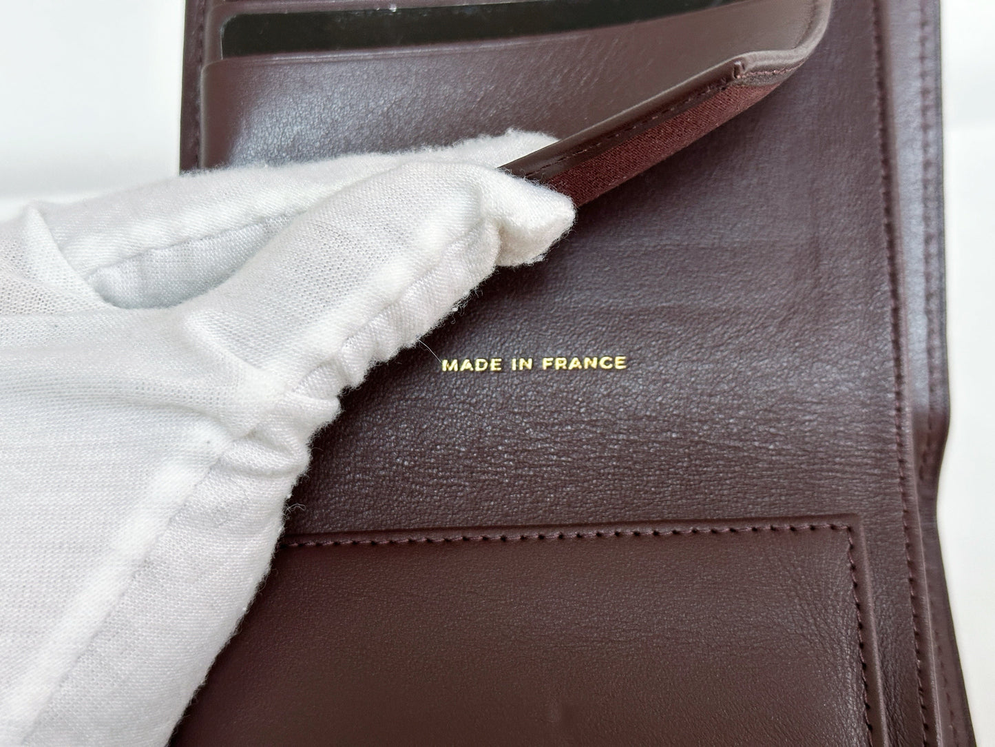 CHANEL CLASSIC TRIFOLD COMPACT IN BLACK CAVIAR  WALLET GHW UPKJ holo