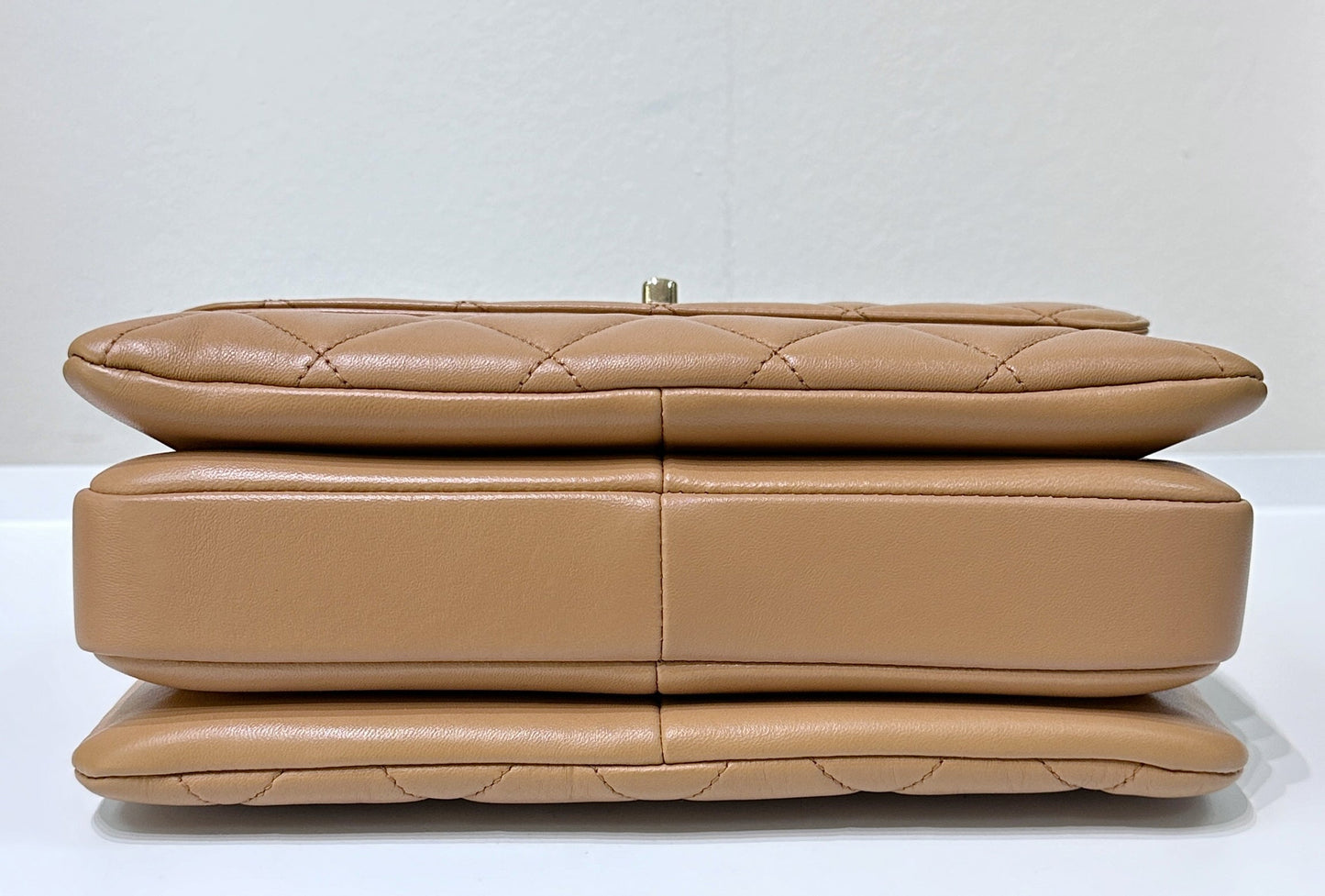 CHANEL  Small Trendy CC  Handle Flap Bag 19K Brown