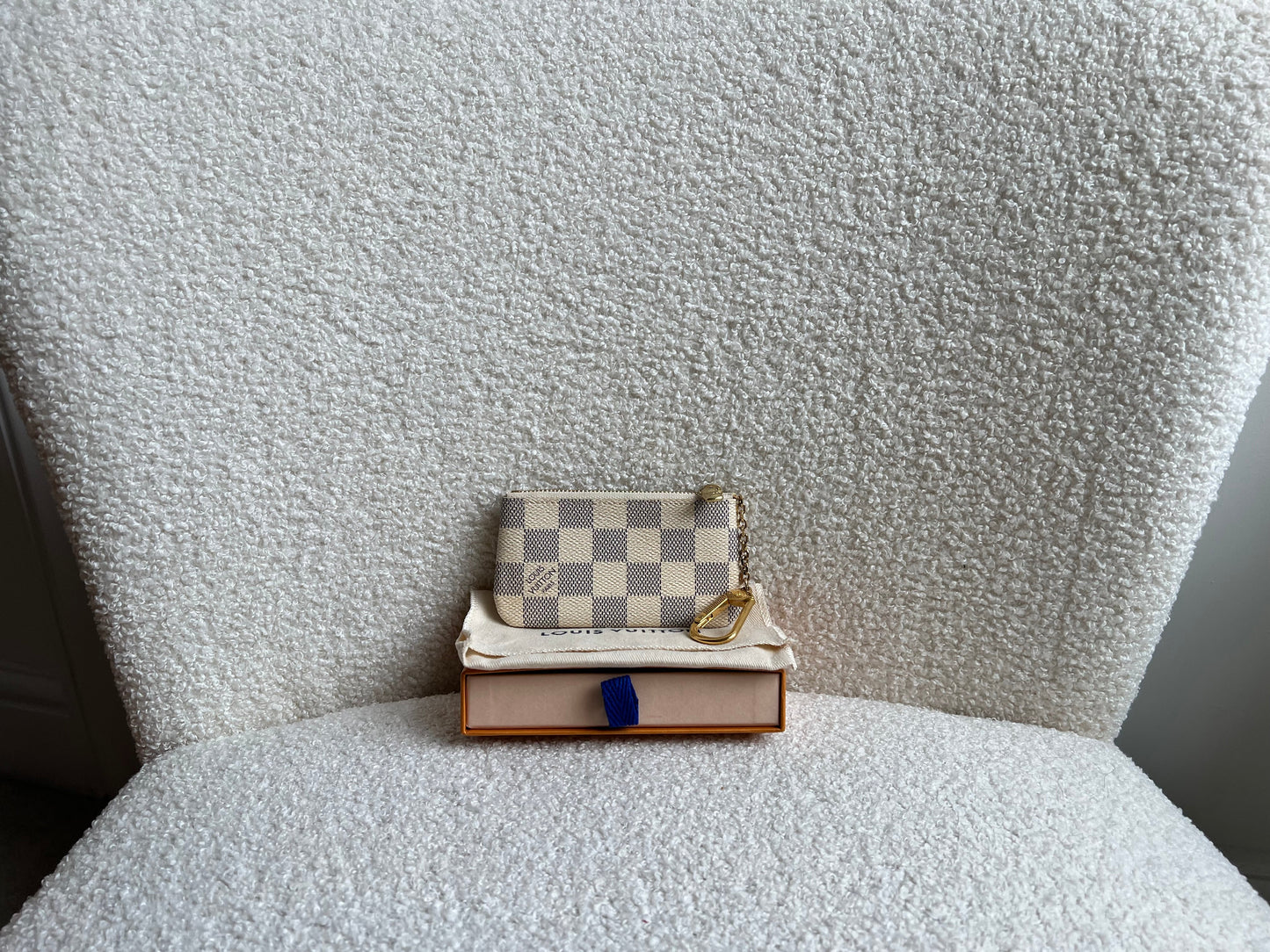 Louis Vuitton Key Pouch Damier Azur (RRP £245)
