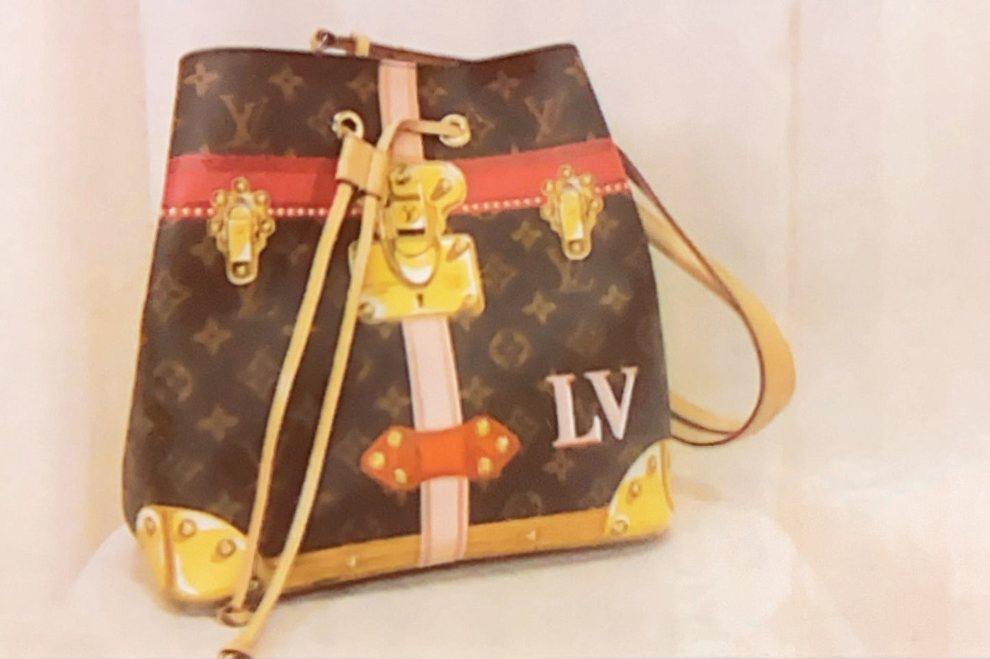 Louis Vuitton Preloved Neo Noe' Bucket Bag Summer Trunk