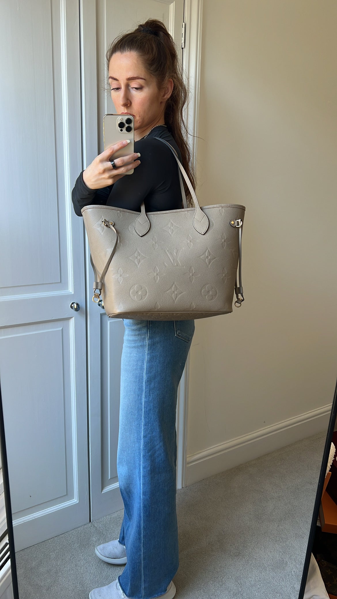 Louis Vuitton Neverfull MM Dune Empreinte (RRP £1,940)