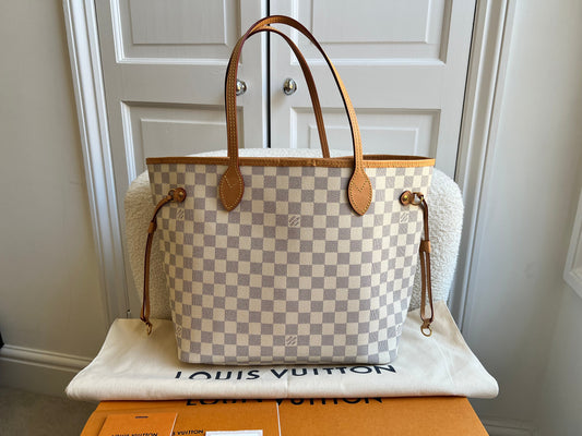 Louis Vuitton Neverfull MM Damier Azur (RRP £1,430)