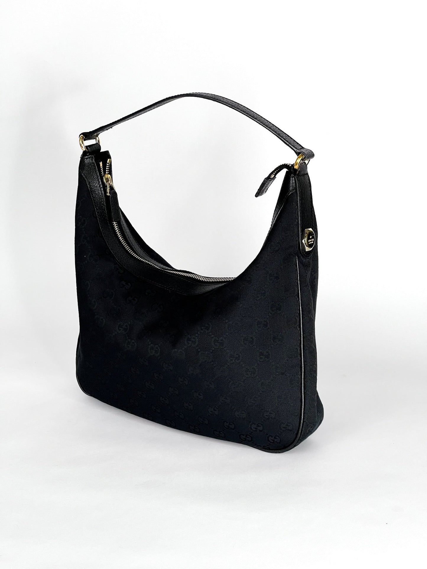 Gucci GG Monogram Canvas Hobo Bag