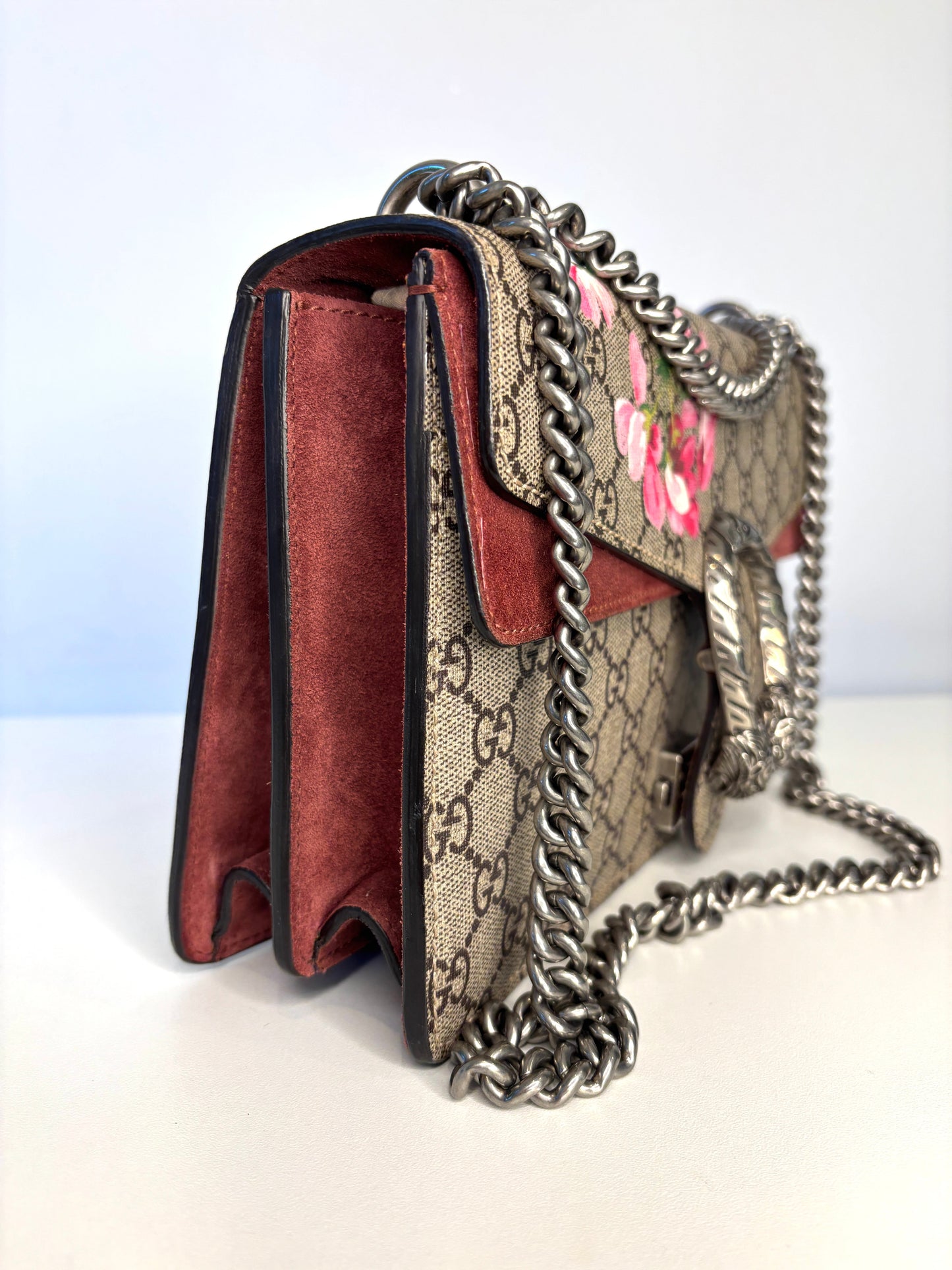 Gucci Dionysus GG Blooms Supreme Shoulder Bag Preloved