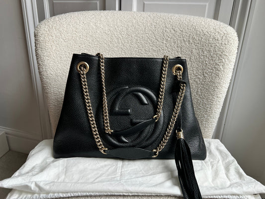 Gucci Black Soho Chain Tote (RRP £1350)