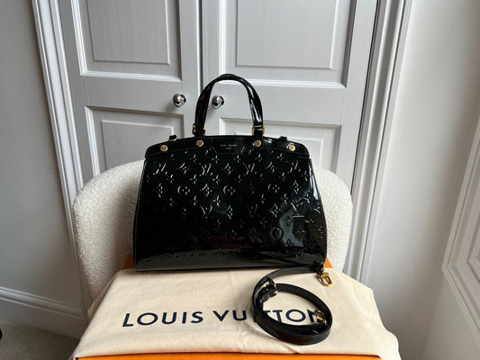 Louis Vuitton Brea in Black Vernis Patent (RRP £1760)