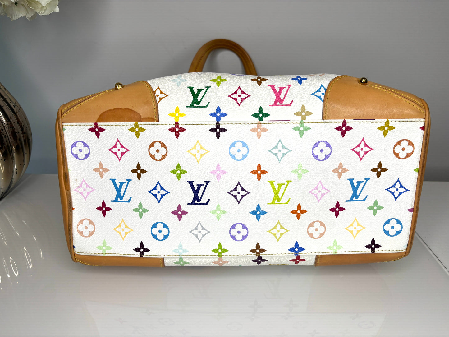 Louis Vuitton Preloved Claudia Multicolour Tote Bag