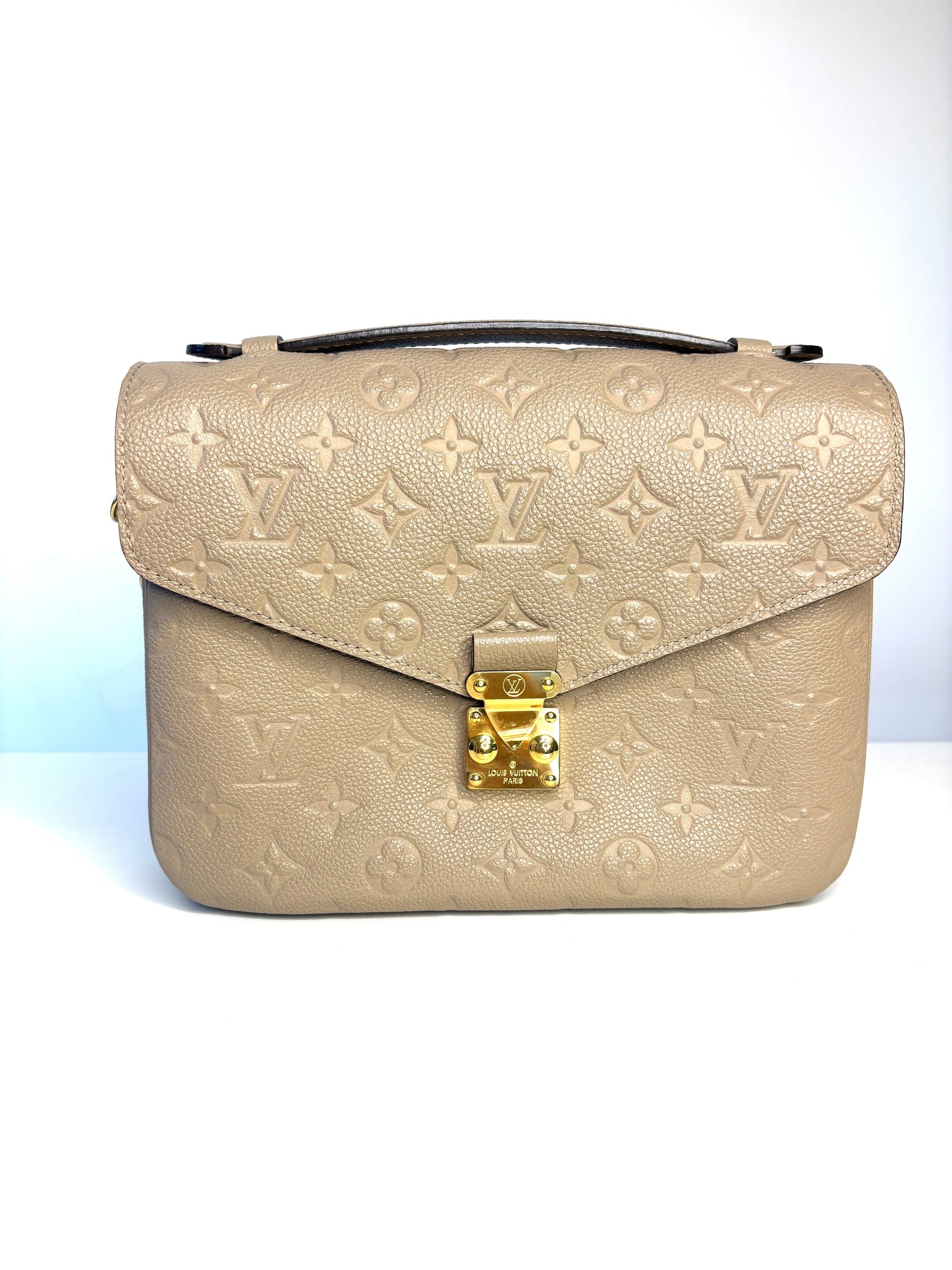 Louis Vuitton Empreinte Pochette Metis Tourterelle Shoulder Bag - Preloved (like new)