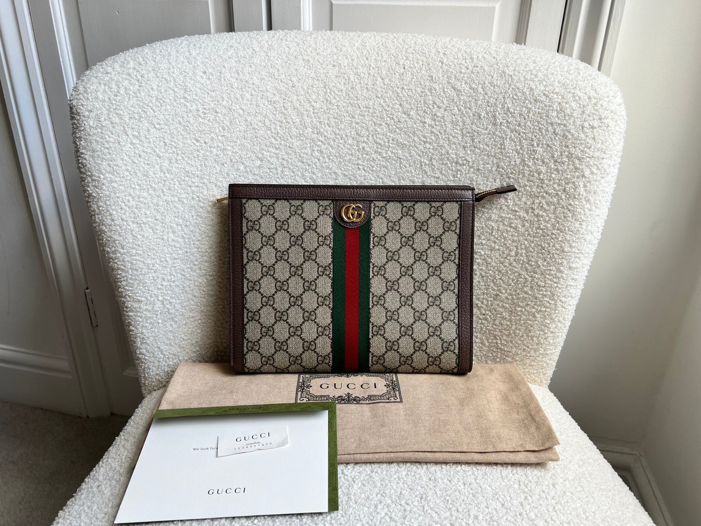 Gucci Supreme Ophidia Pouch (RRP £720)