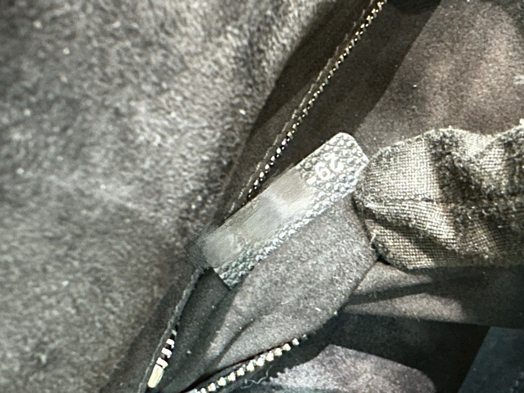 Christian Dior Medium Grained Cannage Calfskin Lady Dior Bag Black SHW