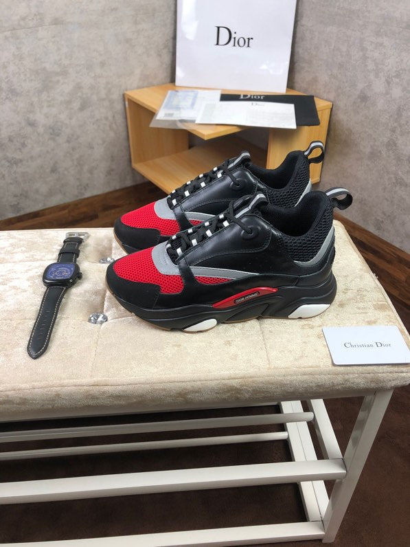 Christian Dior B22 Black And Red Sneaker