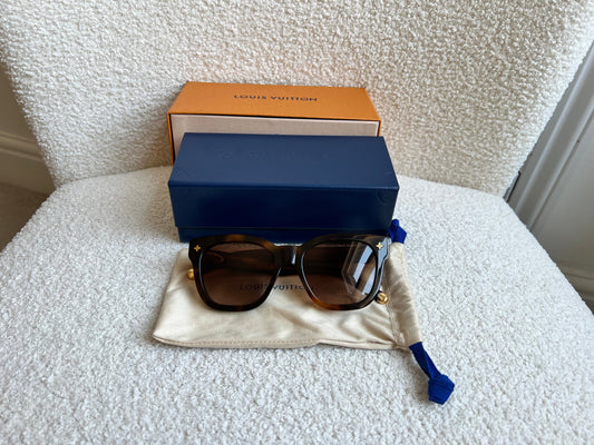 Louis Vuitton Dark Tortoise My Monogram Square Sunglasses (RRP £390)