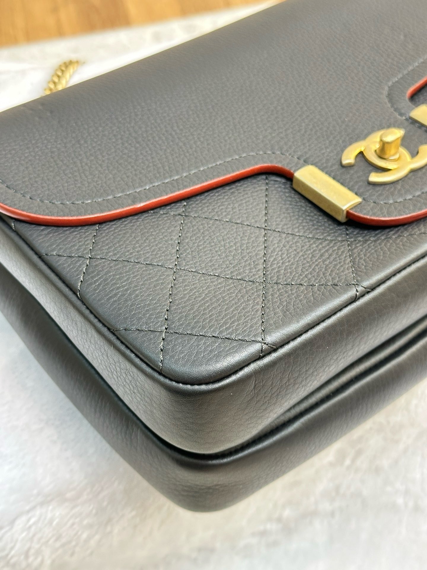 Chanel Archi Chic Flap Bag Quilted Grained Calfskin Medium