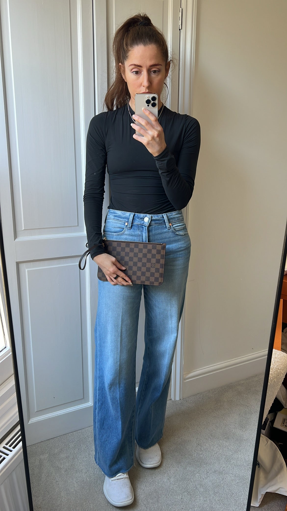 Louis Vuitton Pouch (from Neverfull) in Damier Ebene