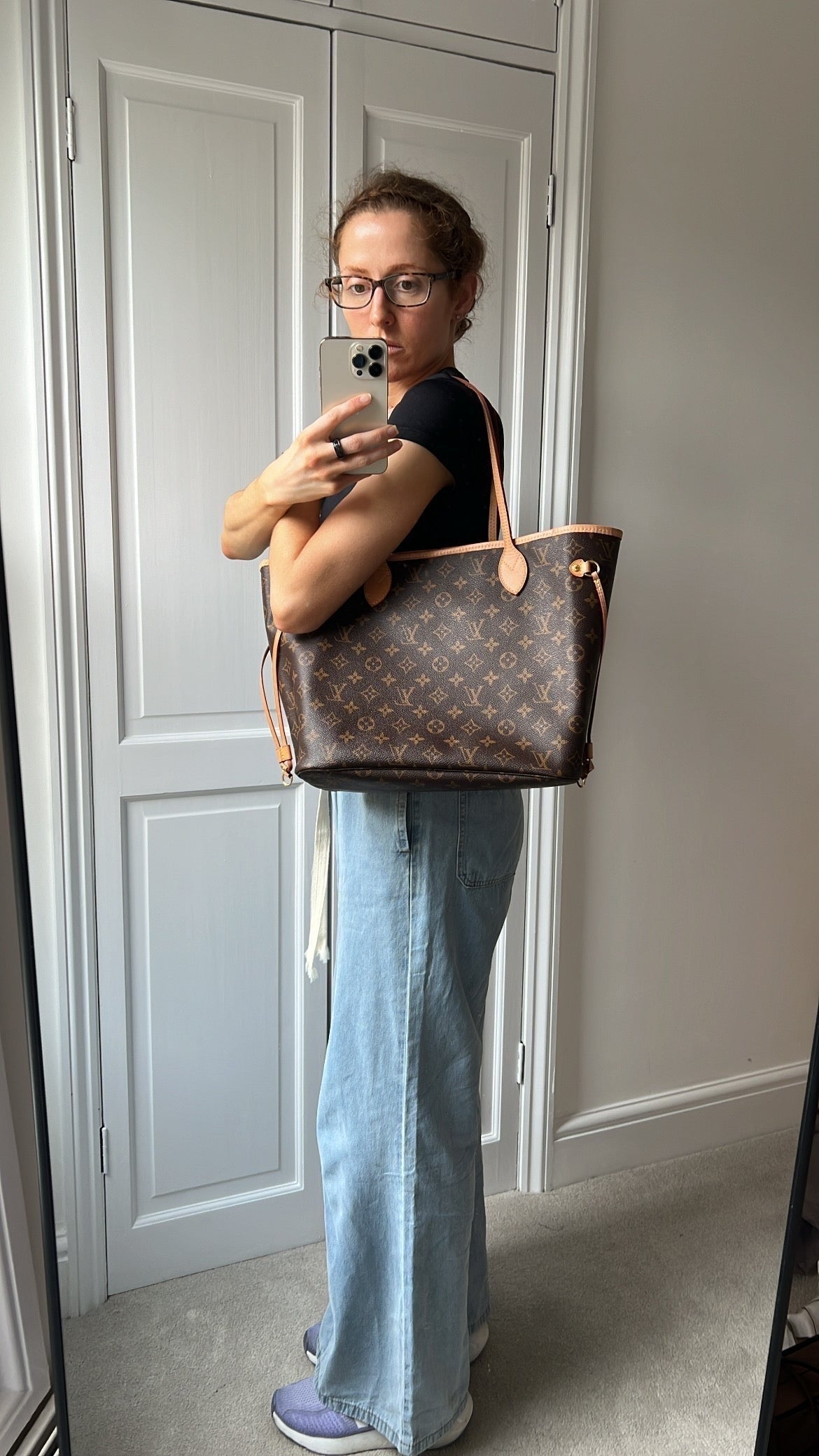 Louis Vuitton Neverfull MM Monogram Pivoine (RRP £1,410)