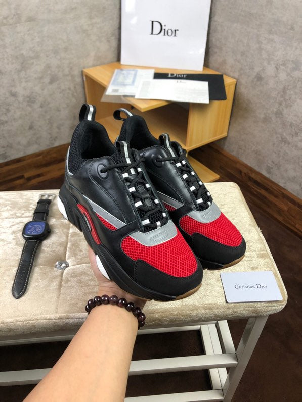 Christian Dior B22 Black And Red Sneaker